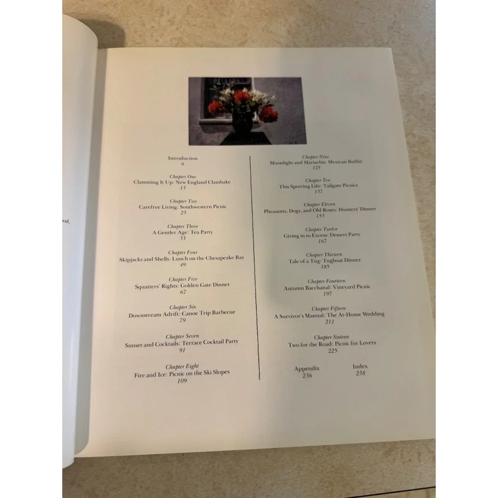 Outdoor Pleasures Martha Stewart Elizabeth Sahatjian 1985 First Edition Cookbook